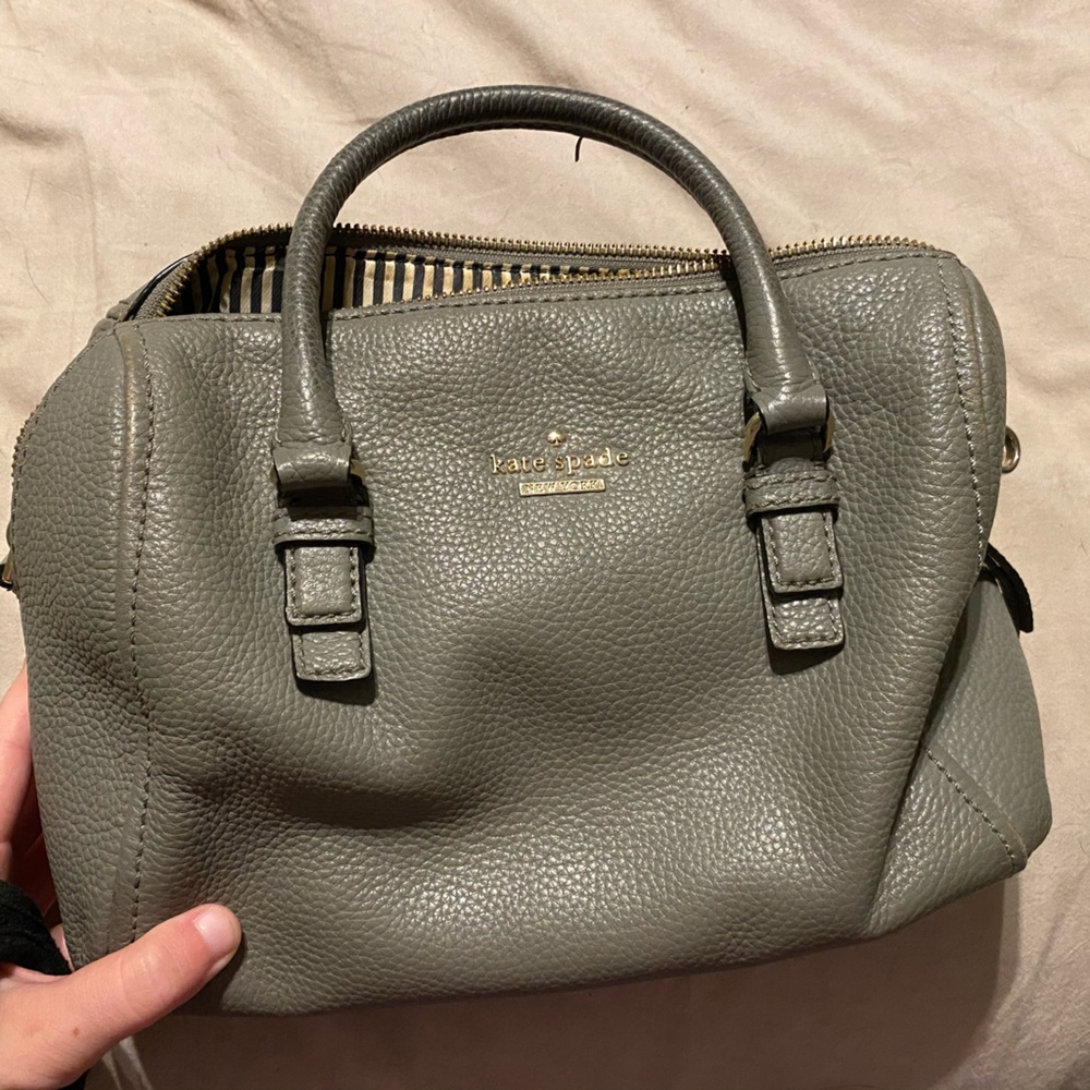 Kate Spade gray handbag